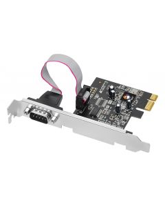 DP 1-Port RS232 Serial PCIe with 16950 UART Side View