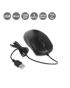 3 Buttons USB Optical Mouse