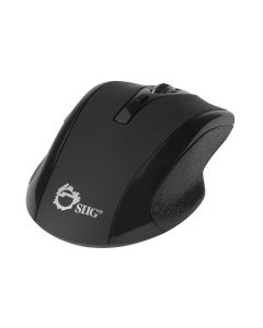 6-Button Ergonomic Wireless Optical Mouse - Black