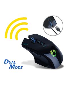 Dual-Mode Wired/Wireless Rechargeable Backlite Mouse – 8-Button