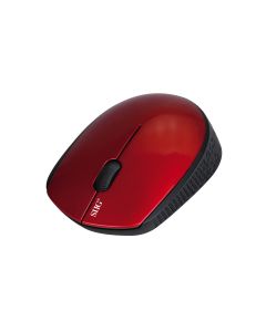 3-Button Wireless Optical Mouse - Red