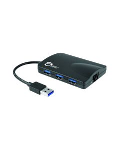 USB 3.0 3-Port Hub with Gigabit Ethernet Adapter