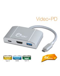 USB 3.1 Type-C Hub with HDMI & PD Charging Adapter - 4K Ready