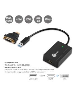 USB 3.0 to HDMI/DVI Video Adapter Pro