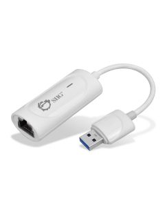 SuperSpeed USB 3.0 Gigabit LAN Adapter - White