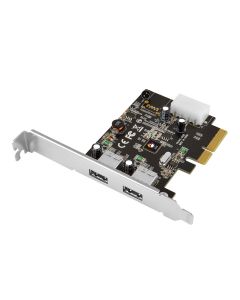USB 3.1 2-Port PCIe Host Adapter - Type-A 