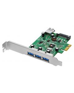 DP USB 3.0 4-Port PCIe i/e Front View