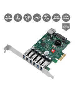 DP USB 3.0 7-Port PCIe i/e