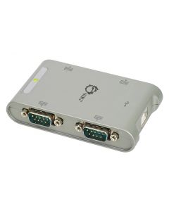 4-Port USB to RS-232 Serial Adapter Hub Serial2-3 & USB