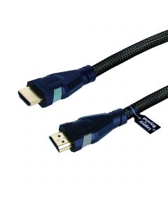 Premium Braided High Speed HDMI Cable with Ethernet 4Kx2K Black Color - 3M