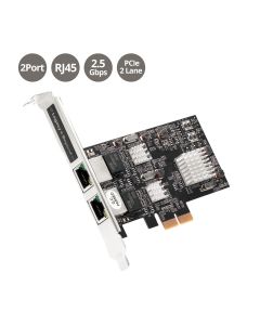 Dual 2.5G 4-Speed Multi-Gigabit Ethernet PCIe Card