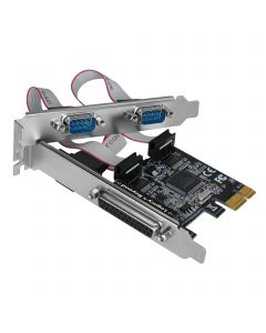 Dual-Serial Port plus Single Parallel Port PCIe Card