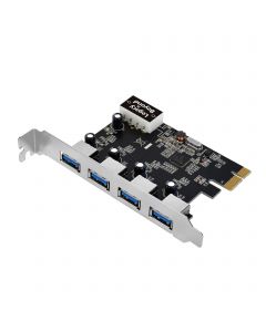 USB 3.0 4-Port (Ext) PCIe Host Card