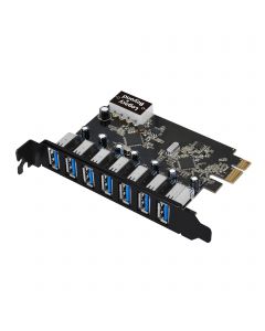 USB 3.0 7-Port Ext PCIe Host Adapter