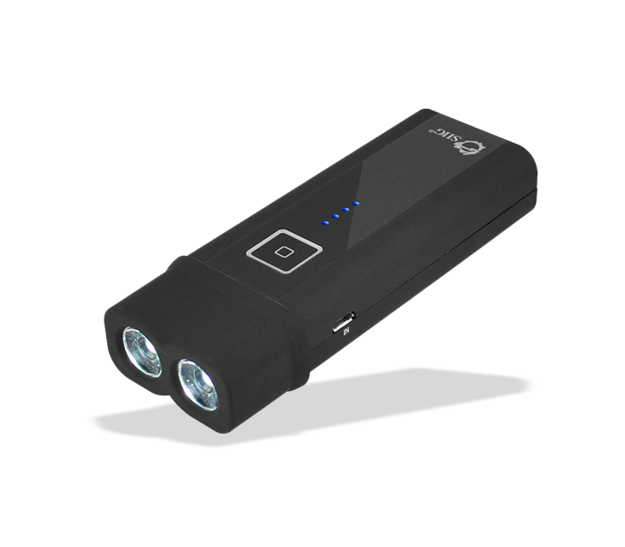 2x) Portable Charger 10000mAh Power Bank High-Speed USB-C BI-B41 w/  flashlight