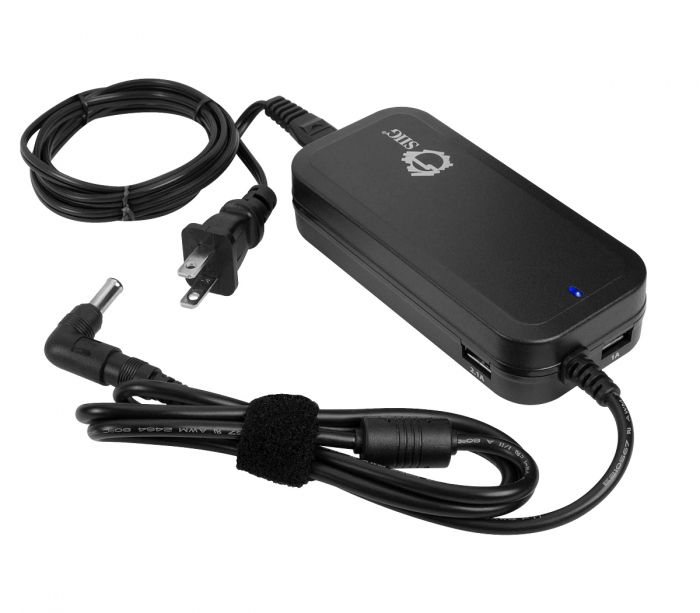 september Bliv sur Knogle Universal AC/Dual USB Power Adapter – 90W