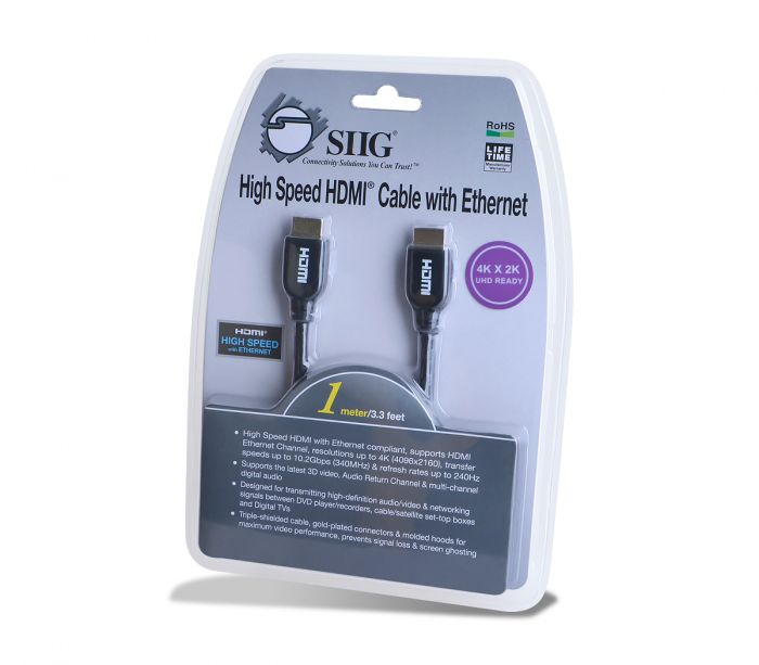 1 - High Speed HDMI Cable Ethernet