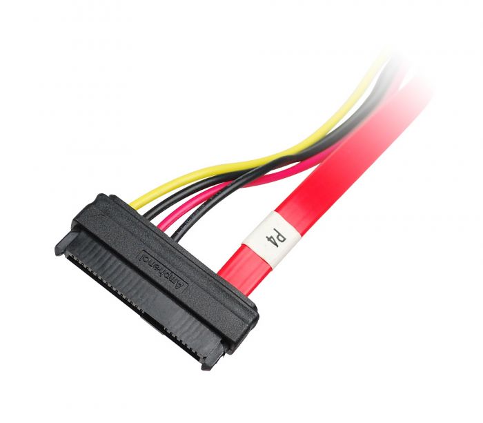 SFF-8484 to 4X SFF-8482 with LP4 Power StarTech.com 50cm Serial Attached SCSI SAS Cable 