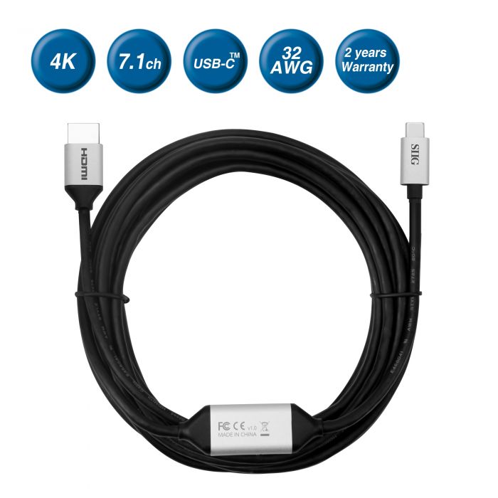 flod samlet set depositum USB-C to HDMI 4K 60Hz Active Cable - 5M