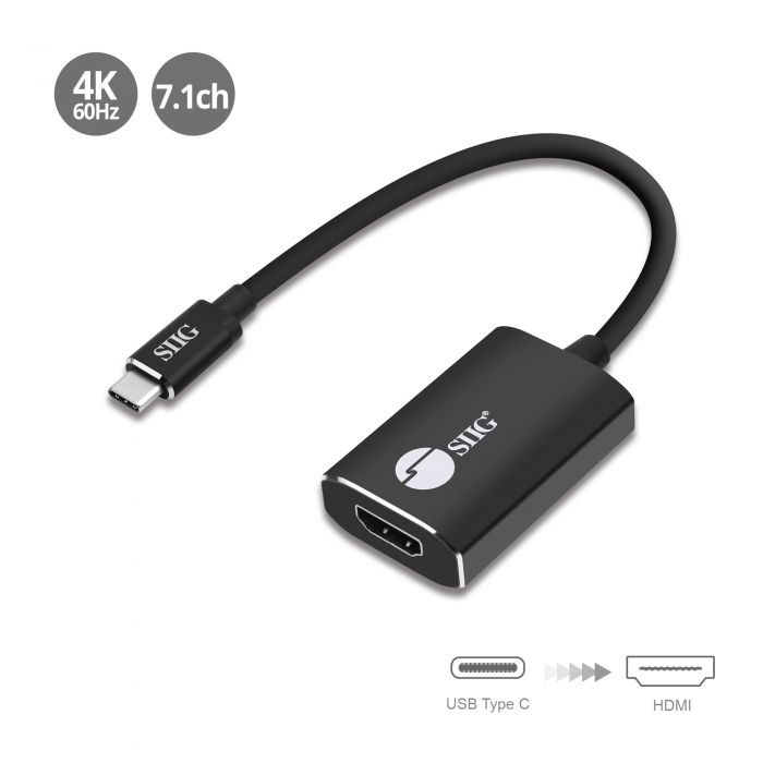 C2G USB Type-C to HDMI, VGA, USB Type-A, and RJ45 C2G29829 B&H