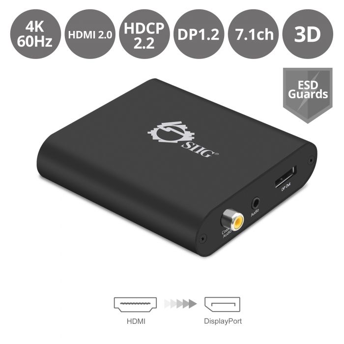 Hdmi 2 0 To Displayport 1 2 Converter 4kx2k 60hz Hi, i am planning on buying one of lg's 2019 oled tvs (which all have hdmi 2.1). hdmi 2 0 to displayport 1 2 converter 4kx2k 60hz