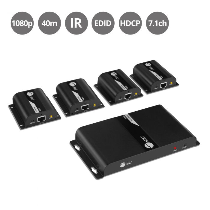 4-Port HDMI Extender Splitter