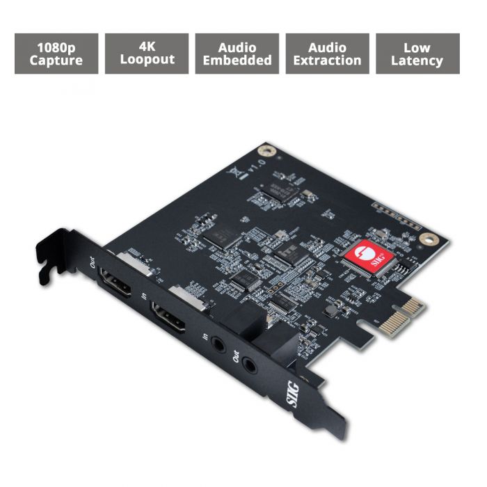 Live Game HDMI Capture PCIe Card