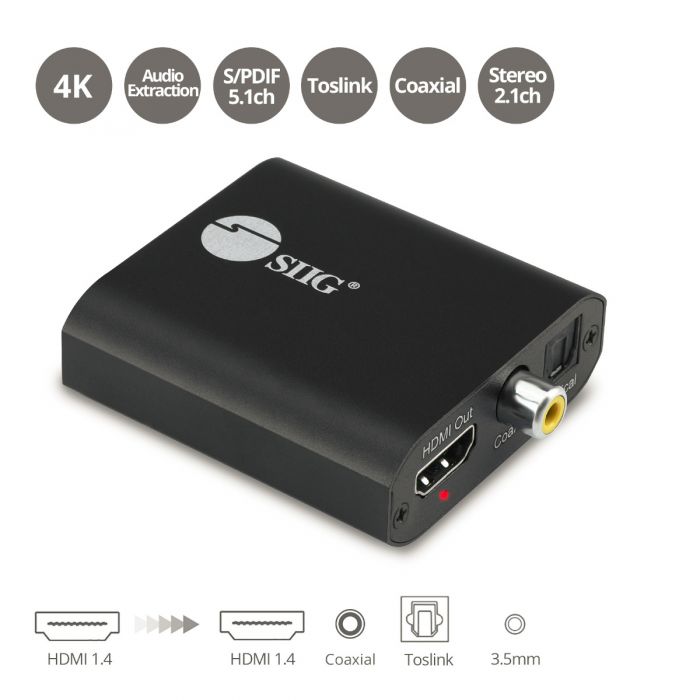 4k 60hz hdmi audio extractor 5.1