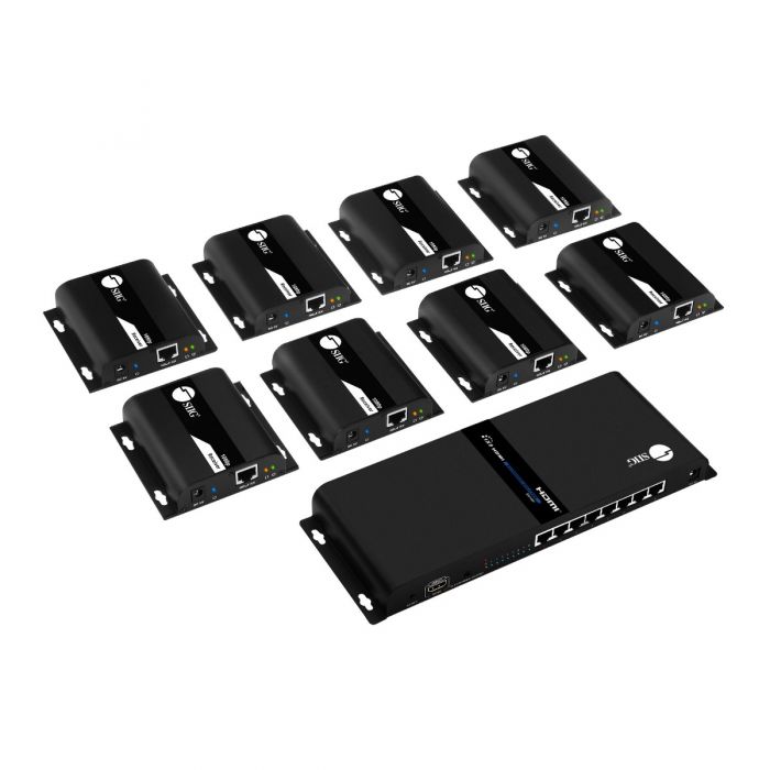 HART I5.2S 166cm ＋LOOK P18 1x8 HDMI Splitter HDbitT over IP Extender Kit - 120m