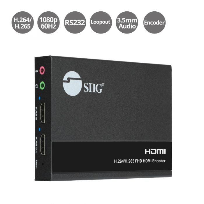 HDMI Video H.264 H.265 IPTV Encoder loopout