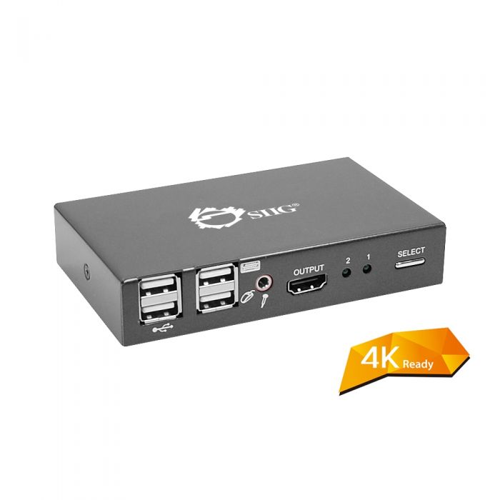 2x1 USB HDMI KVM Switch - 4Kx2K