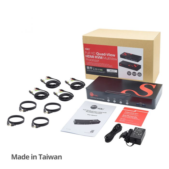 Full HD Quad-View HDMI KVM MultiView Processor Full HD Quad-View HDMI KVM MultiView Processor