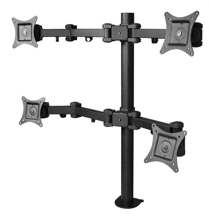 Quad Monitor Stand ML6884 zeyi 4 Monitor Stand for 13-27 inch Screens Monitor Arms & Stands Suptek Quad Monitor Mount 