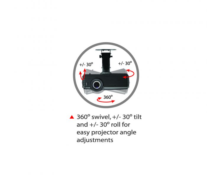 Universal Ceiling Projector Mount 7 9