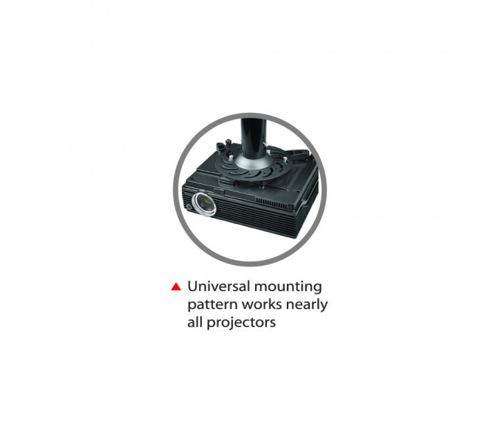 Universal Ceiling Projector Mount 11 8 To 17 3
