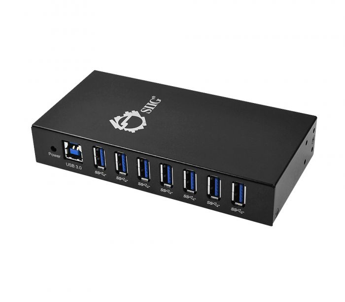 7-Port Industrial USB 3.0 Hub with 15KV ESD Protection