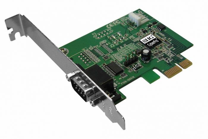 SIIG DP CyberSerial 4S PCIe - Serial adapter - PCIe low profile - RS-232 x 4 : SIIG DP CyberSerial 4S PCIe, 16550 UART, Baud Rates up