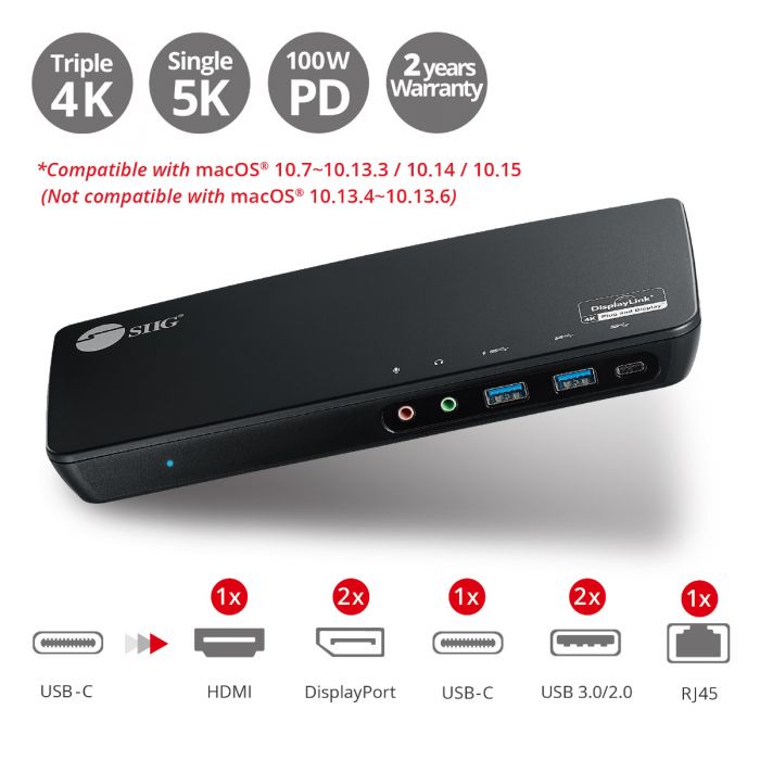 Usb C Triple 4k Video Docking Station With Power Delivery Usb C Triple 4k Video Docking Station With Power Delivery