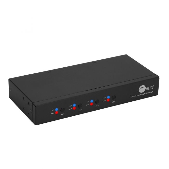 4-Port Roaming KVM Switch with USB 2.0 Hub