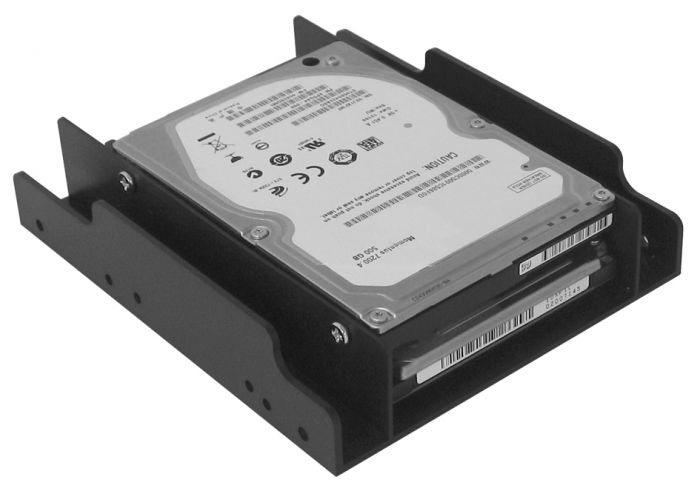 2.5 to 3.5 hard drive bay adapter clearance