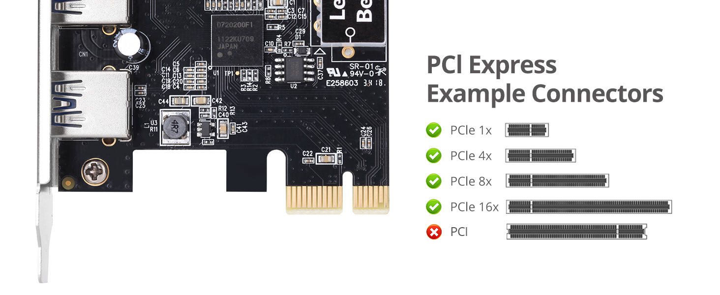PCIe slots