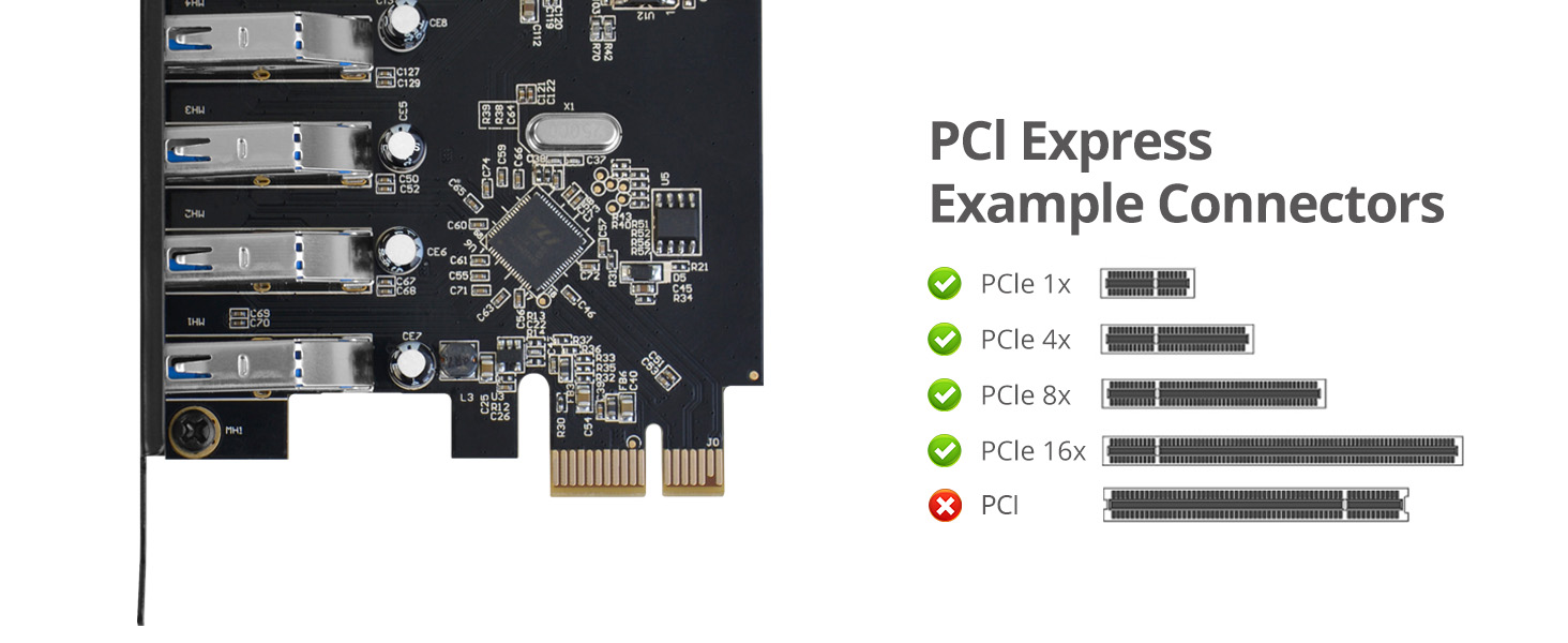 PCIe slots